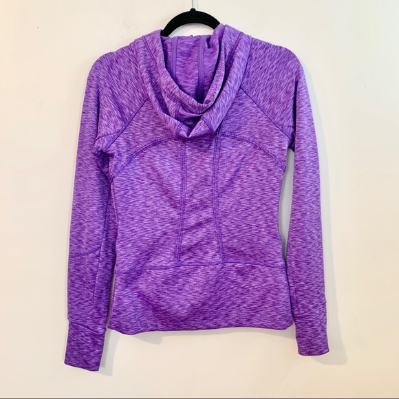 ATHLETA Purple Space Dye Strength Hoodie 2 - Picture 6 of 10
